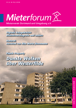 Titelseite Mieterforum Nr.84
