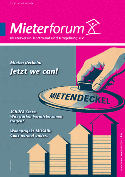 Titelbild Mieterforum Nr. 85