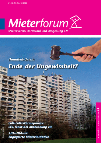 Titelseite Mieterforum Nr.82